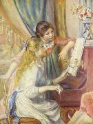 Pierre-Auguste Renoir Zwei Madchen am Klavier France oil painting artist